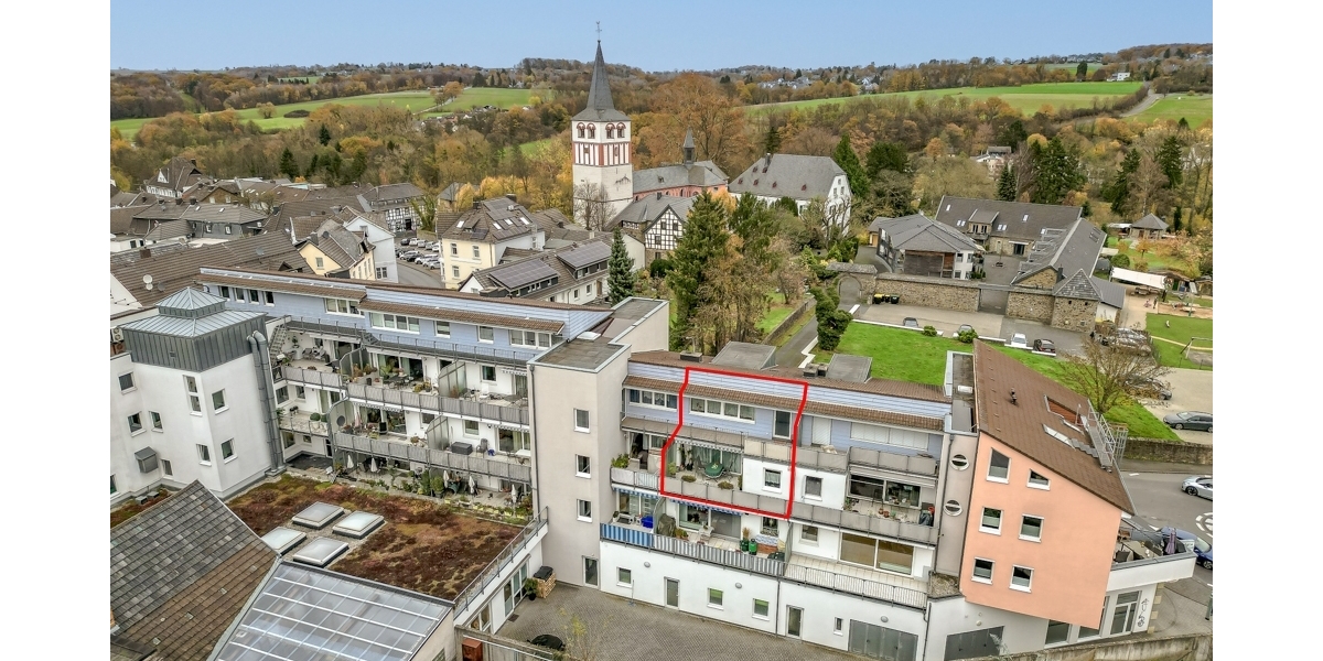 Eigentumswohnung (vermietet) im Post-Mattes-Eck inkl. Tiefgaragenstellplatz - Maisonettenwohnung Königswinter Oberpleis | Angebot:24657516