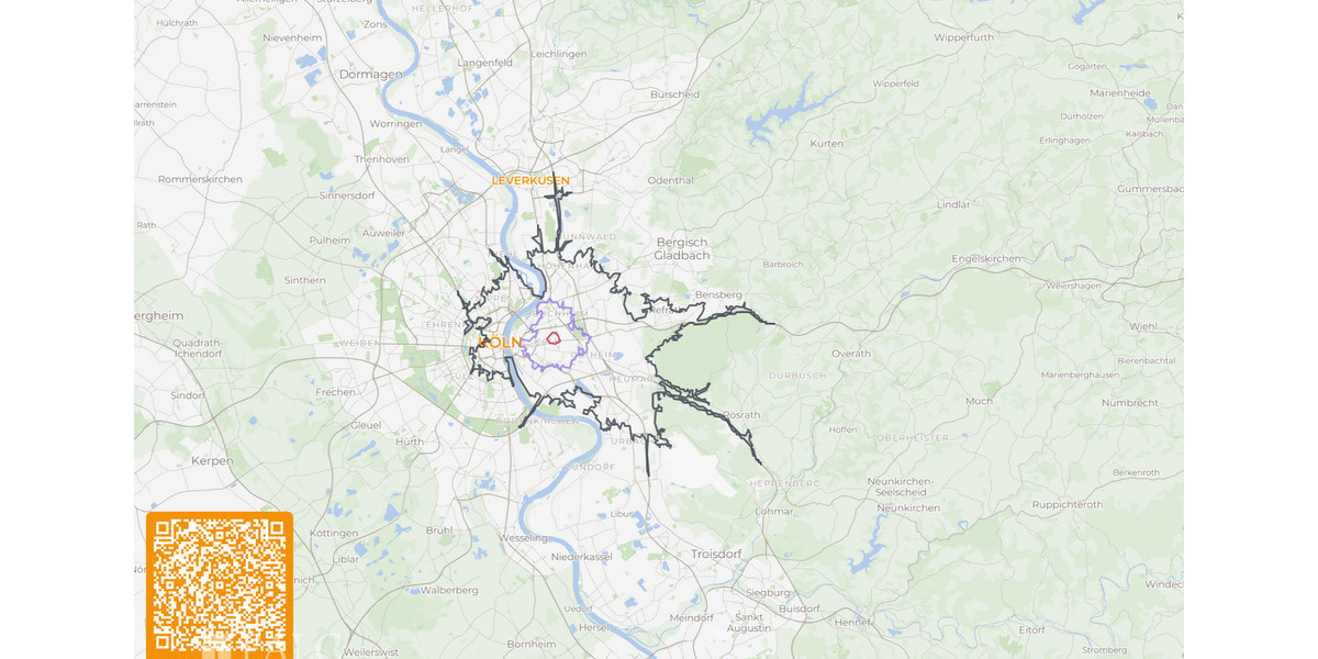 Etagenwohnung Köln Kalk - 2 Zimmer, 60 m&sup2;, 189.000&euro; | Angebot:23885165