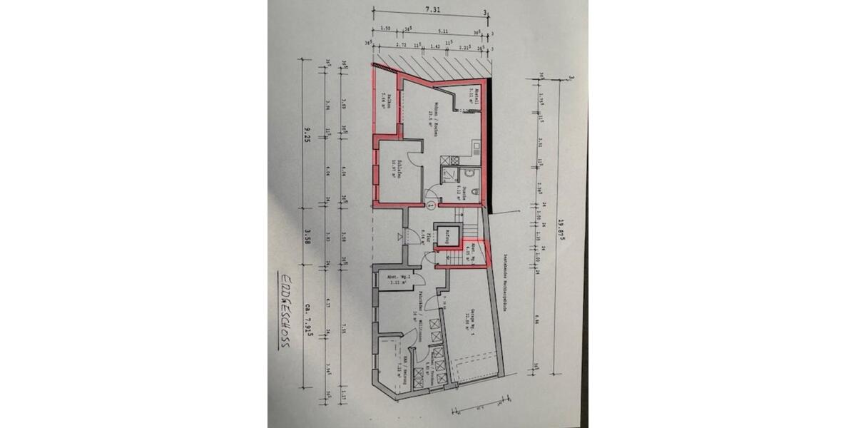 Erdgeschoßwohnung Euskirchen Dom-Esch - 2 Zimmer, 47 m&sup2;, 159.000&euro; | Angebot:23759959