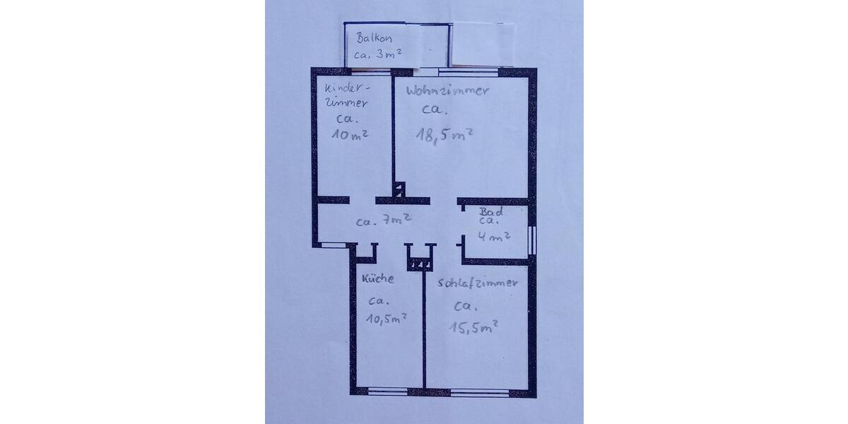 Etagenwohnung Köln Rodenkirchen - 3 Zimmer, 68 m&sup2;, 388.000&euro; | Angebot:24525341