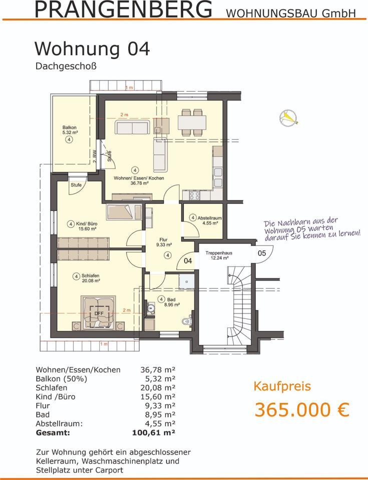 NEUBAU 3-Zimmer Eigentumswohnung in Buchholz