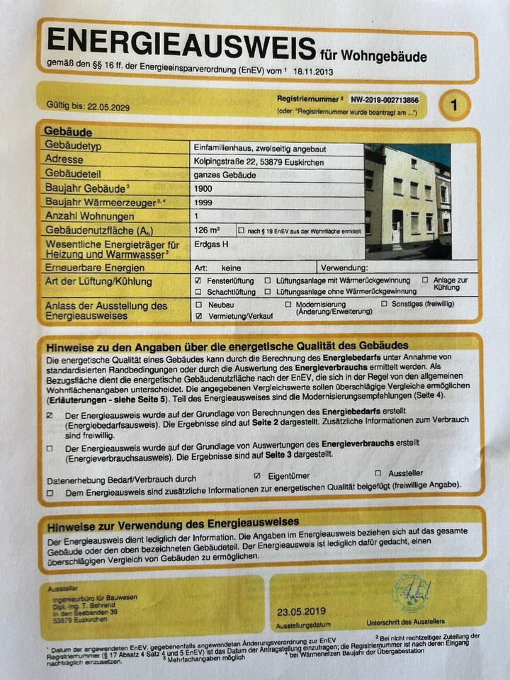 Zur Miete:EFH, Innenstadt, renoviert, 135qm, Garten. Top