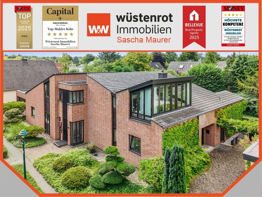 Hochwertiges, flexibel nutzbares Architektenhaus mit Einliegerwohnung und Traumgarten in begehrter Lage von Bonn-Röttgen 8 zimmer