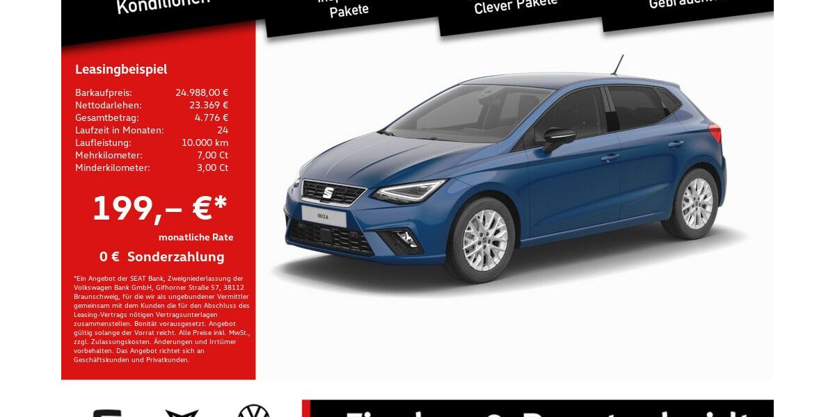 Seat Ibiza 12.888 km 24.988 &euro; Lohmar 53797