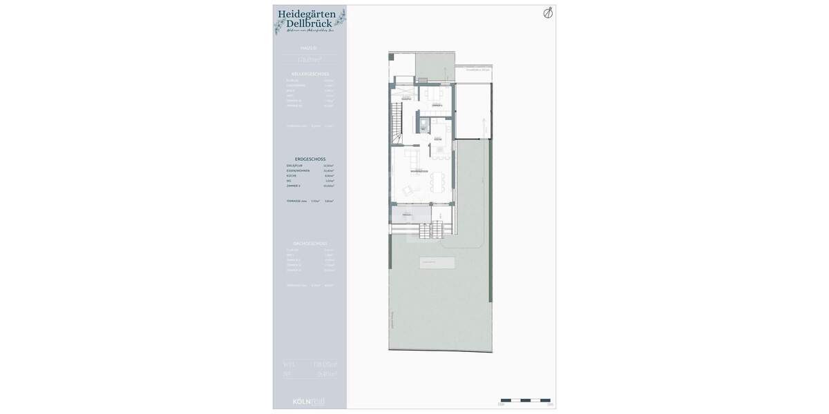 Doppelhaushälfte Köln Dellbrück - 7 Zimmer, 178 m&sup2;, 969.900&euro; | Angebot:24765976