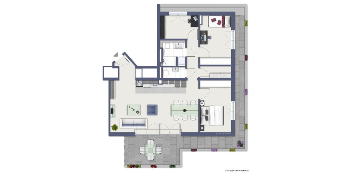 Einfamilienhaus Köln Ehrenfeld - 4 Zimmer, 100 m&sup2;, 2.190&euro; | Angebot:24690060
