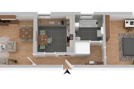 Wohnung Köln Kalk - 2 Zimmer, 65 m&sup2;, 227.500&euro; | Angebot:27259132