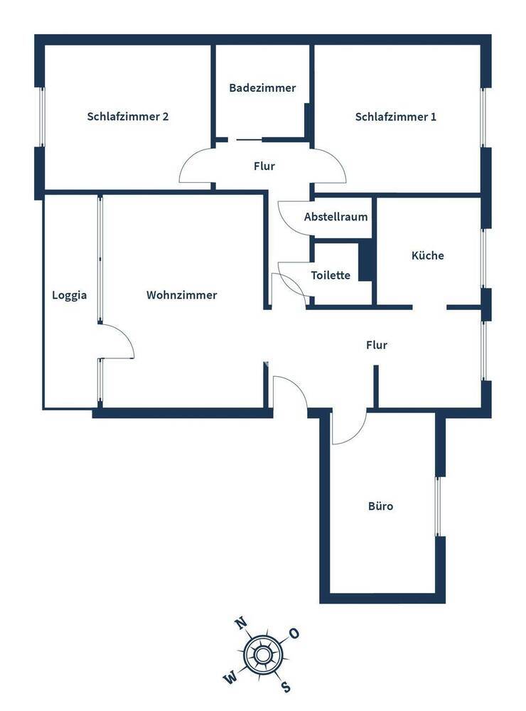 Platz für Ihre Pläne: Großzügige 4-Zimmer-Wohnung mit Aufzug und Panorama-Loggia