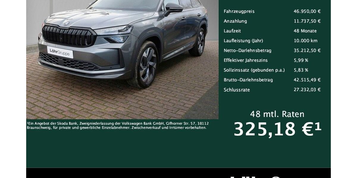 Skoda Kodiaq 7.800 km 43.950 &euro; Meckenheim / Bonn 53340