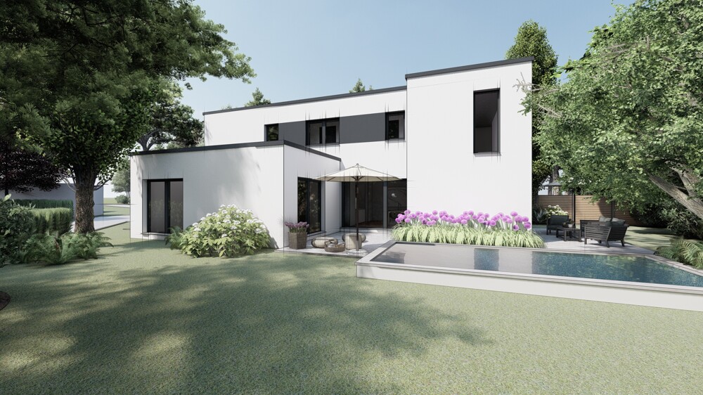 Stilvolle Bauhaus-Villa in exklusiver Waldrandlage von Bensberg - Villa Bergisch Gladbach / Bensberg Bensberg | Angebot:27179703