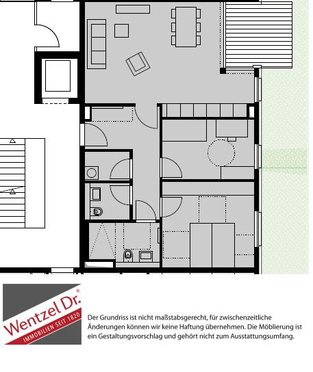 Etagenwohnung Bonn Dransdorf - 3 Zimmer, 91 m&sup2;, 1.366&euro; | Angebot:25715670