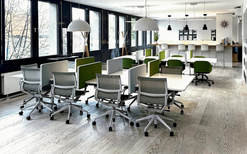 Coworking-Bereich in HQ Bornheimer Straße zimmer