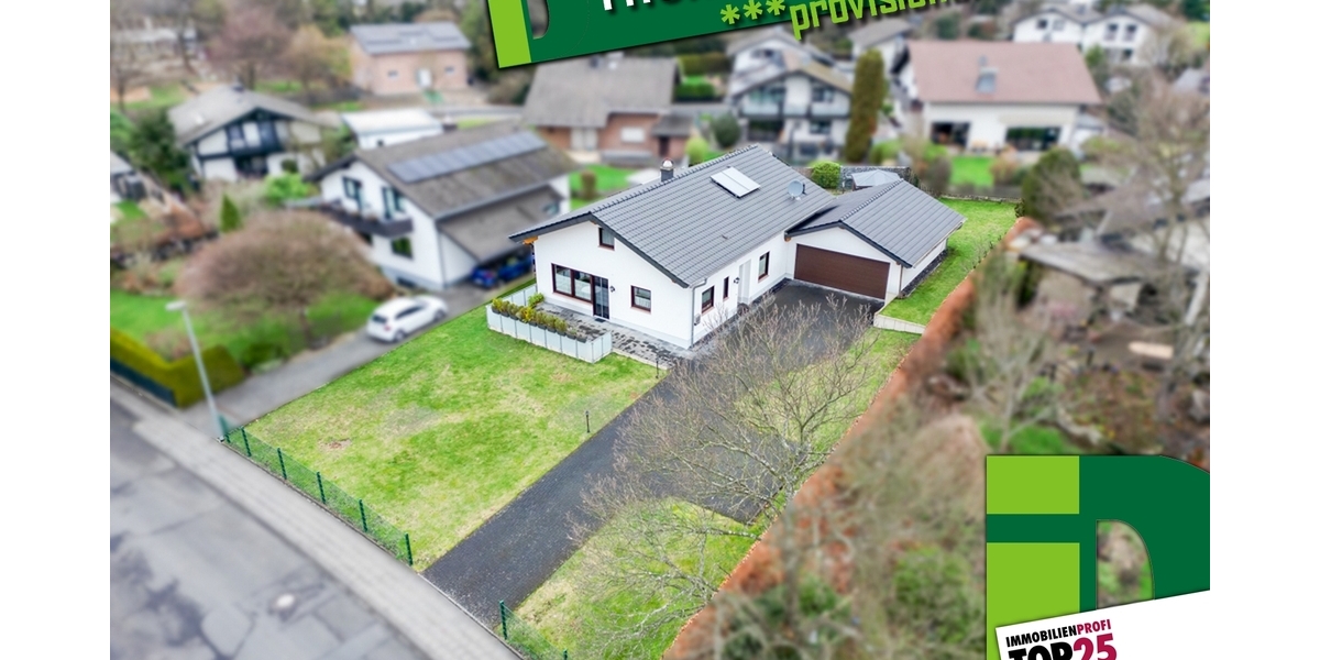 Neuwertiger Bungalow auf einer Ebene mit großer Garage in Königswinter-Thomasberg - Bungalow Königswinter Thomasberg | Angebot:26532997