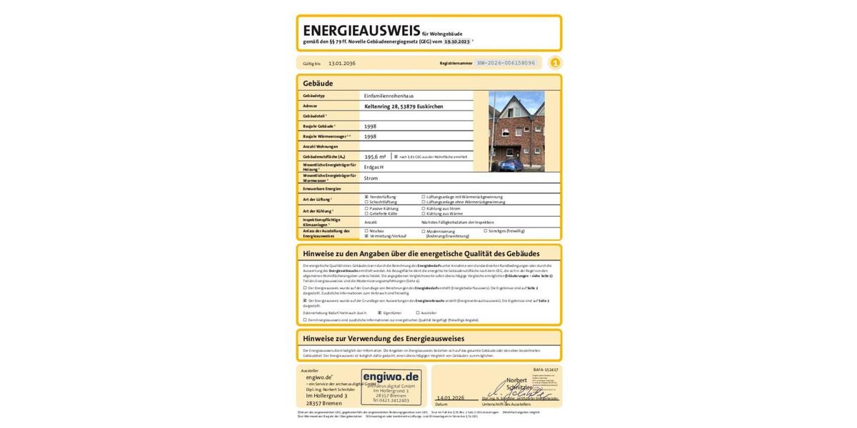 Reihenhaus Euskirchen - 5 Zimmer, 163 m&sup2;, 470.000&euro; | Angebot:24679489