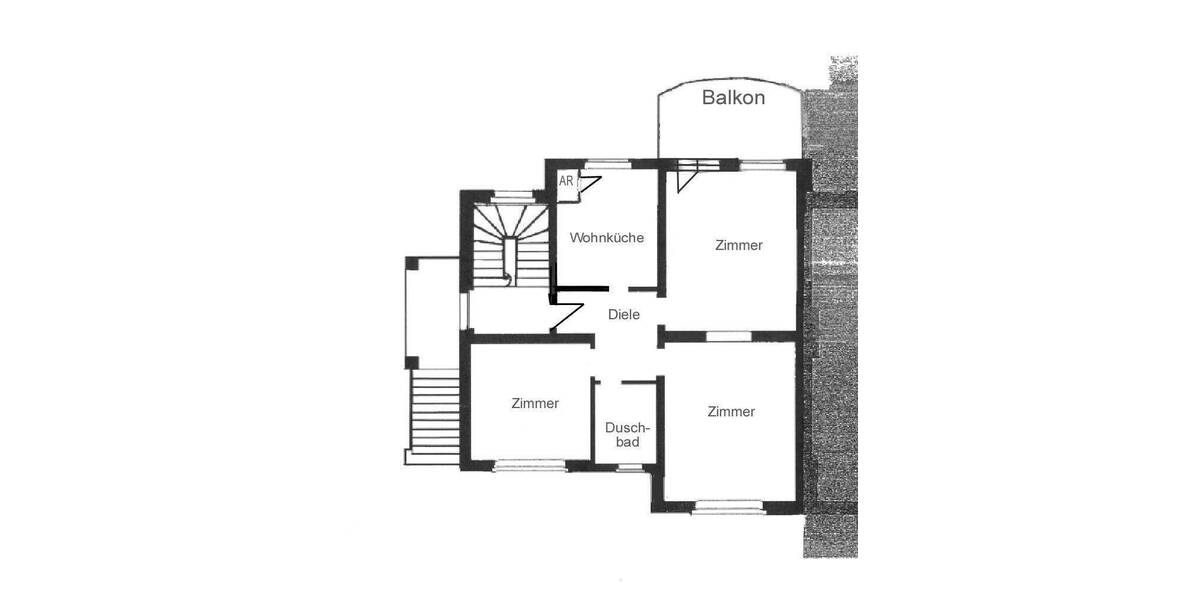 Etagenwohnung Bonn Poppelsdorf - 3 Zimmer, 82 m&sup2;, 1.150&euro; | Angebot:25803185