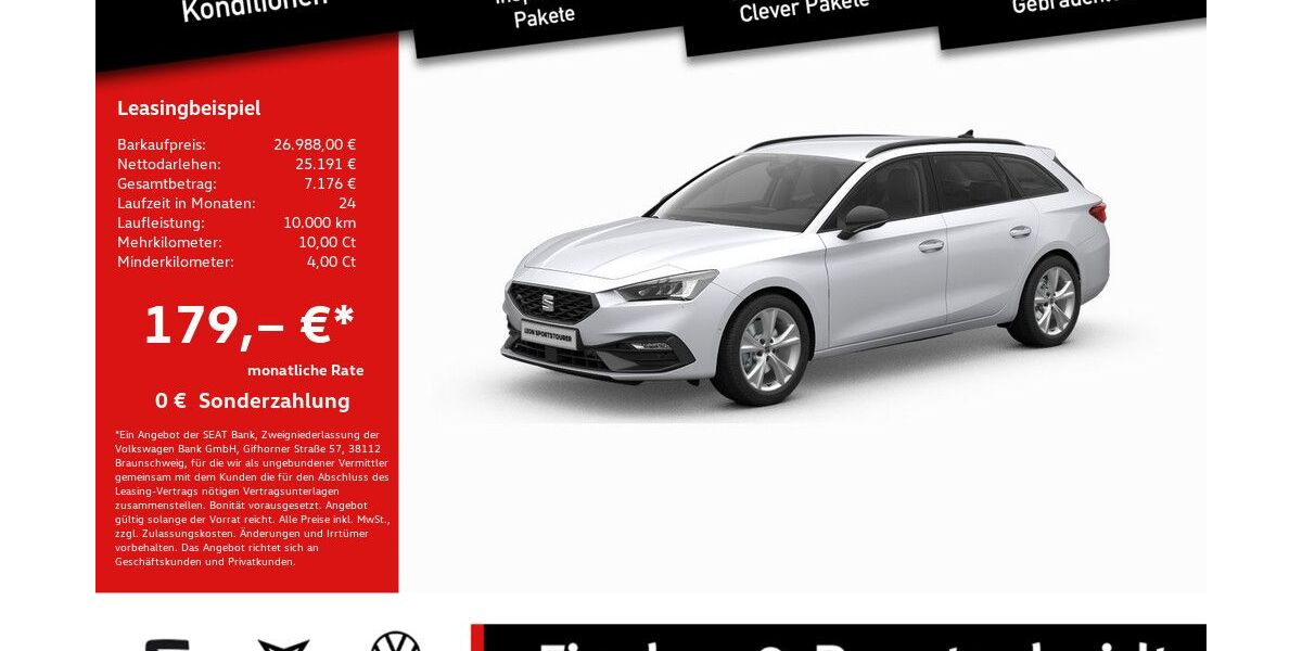 Seat Leon 13.453 km 26.988 &euro; Lohmar 53797