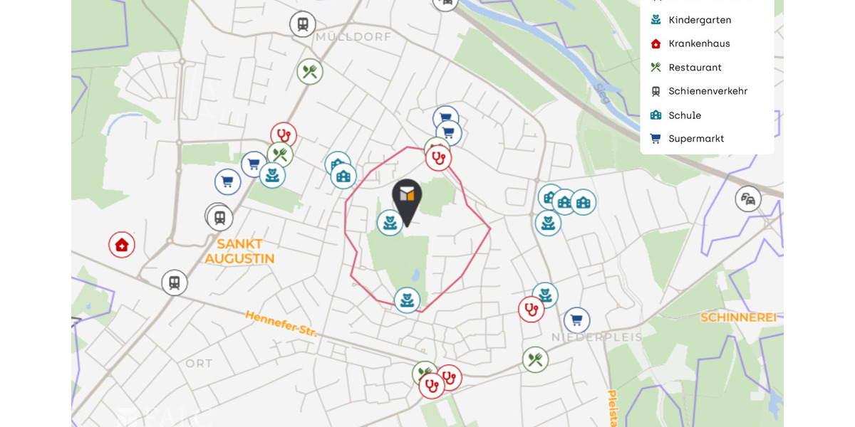 Etagenwohnung Sankt Augustin Niederpleis - 3 Zimmer, 80 m&sup2;, 199.000&euro; | Angebot:25739513