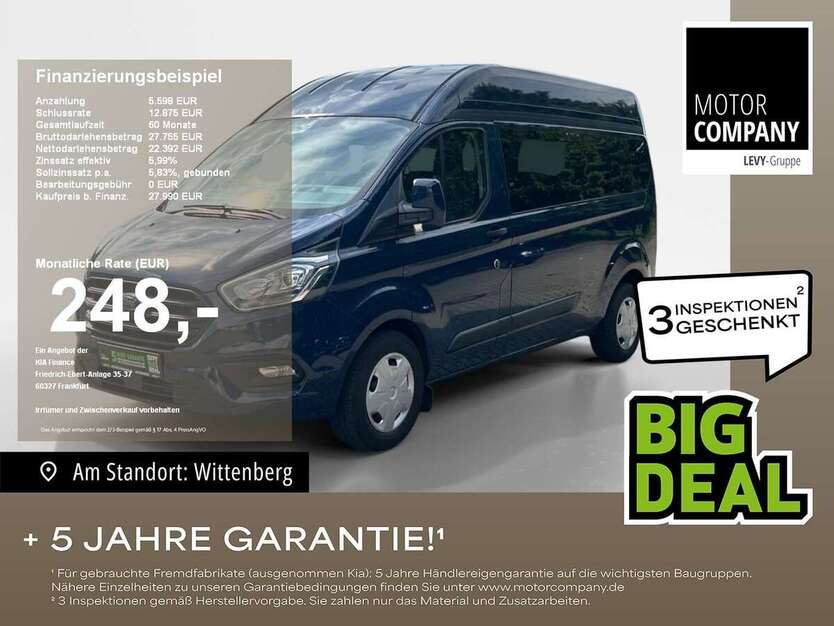 Ford Tourneo Custom 37.600 km 27.490 € Köln 50968