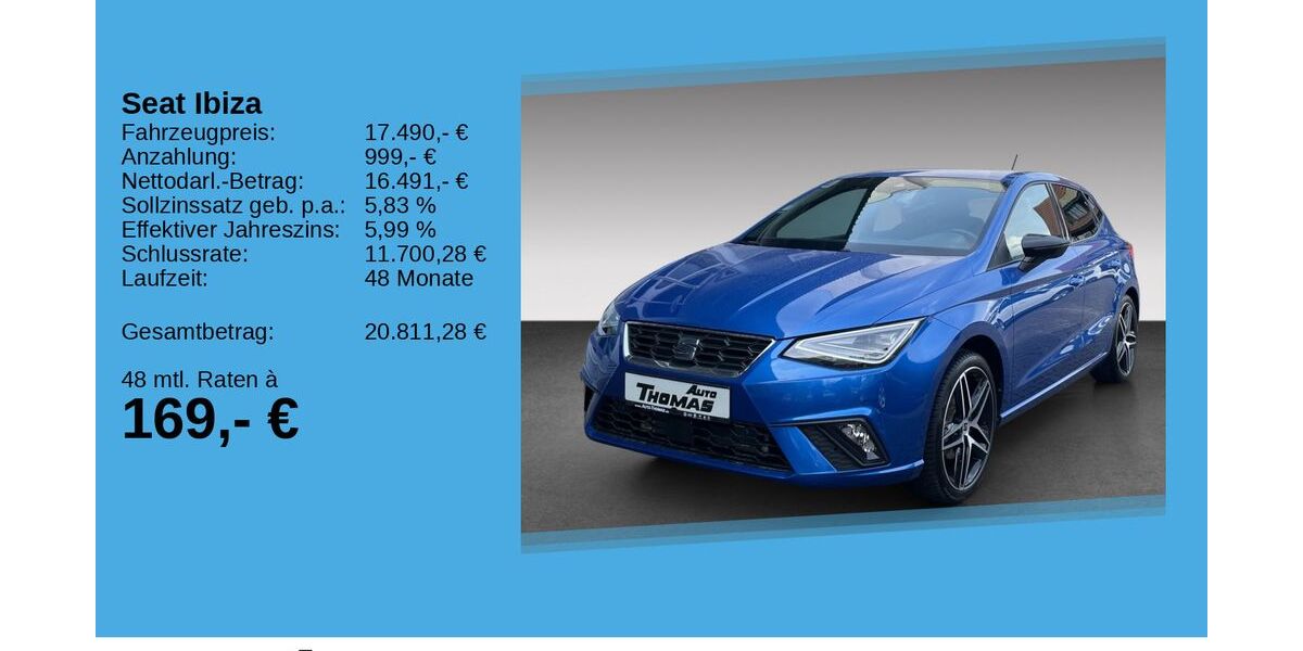 Seat Ibiza 23.840 km 16.990 &euro; Bonn 53227