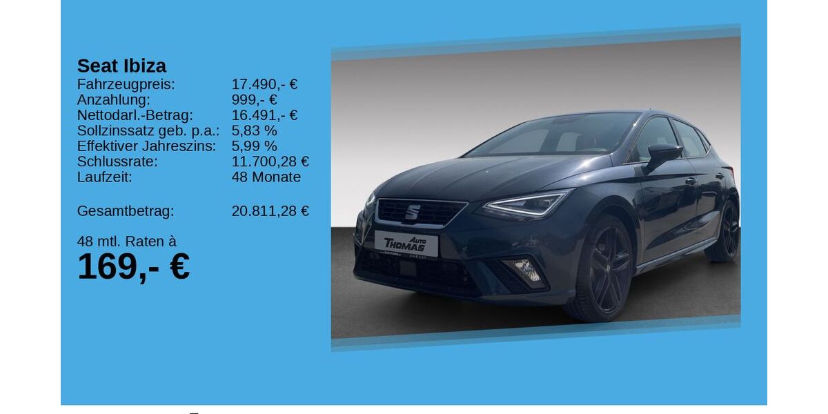 Seat Ibiza 32.820 km 16.990 &euro; Bonn 53227