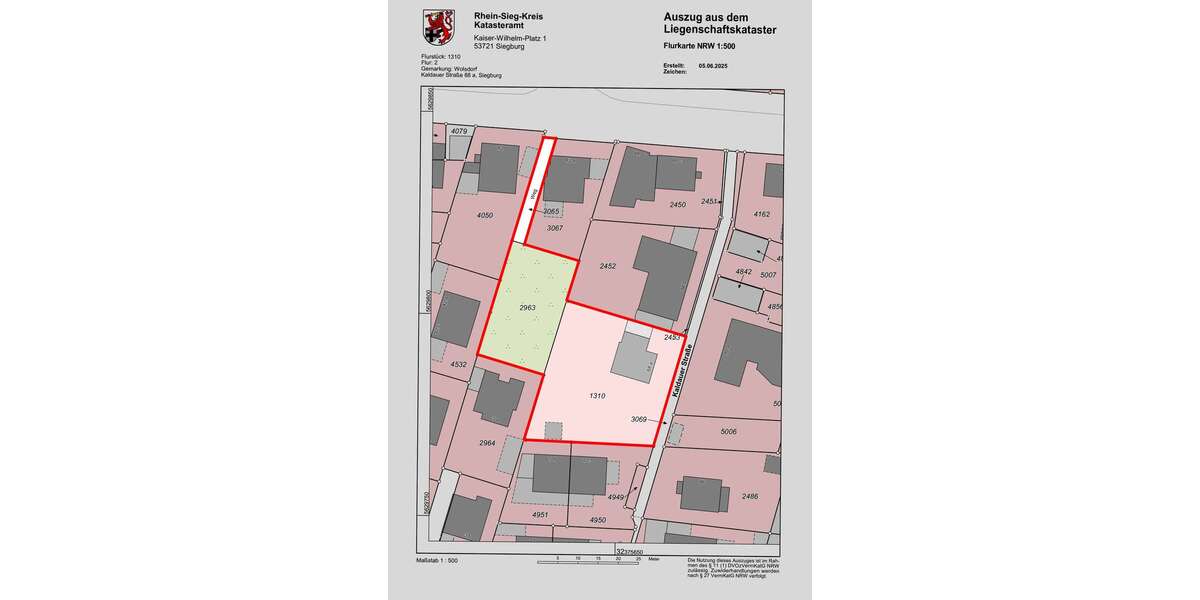 Grundstück Siegburg Stallberg - 989.000&euro; | Angebot:21004416