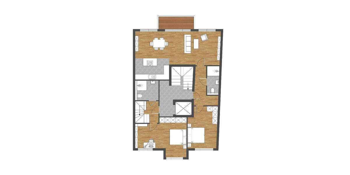 Etagenwohnung Bonn Vilich-Rheindorf - 2 Zimmer, 76 m&sup2;, 518.000&euro; | Angebot:23884028