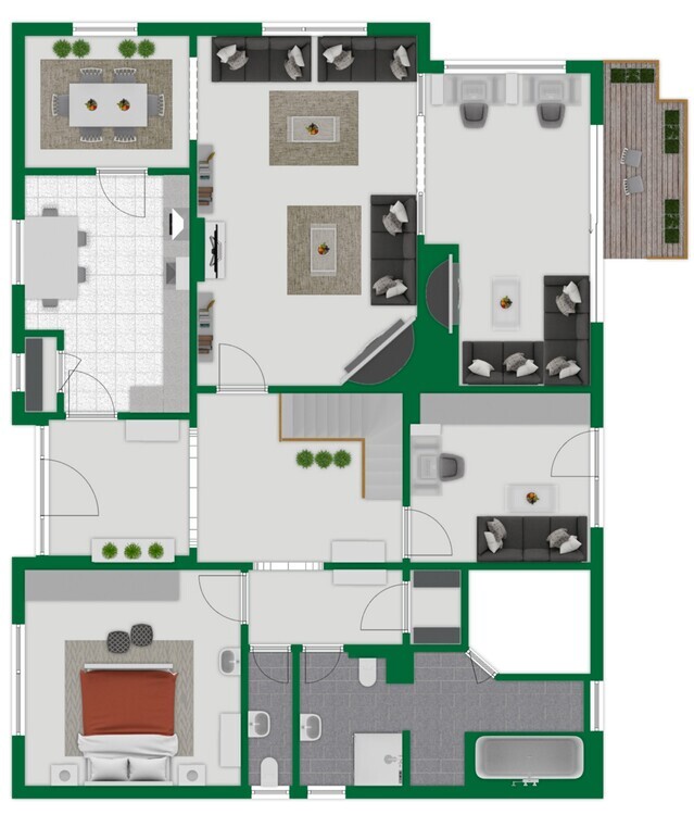 Reichlich Platz für Ihre Ideen: 307 m² Wohn- und Nutzfläche! 4 zimmer