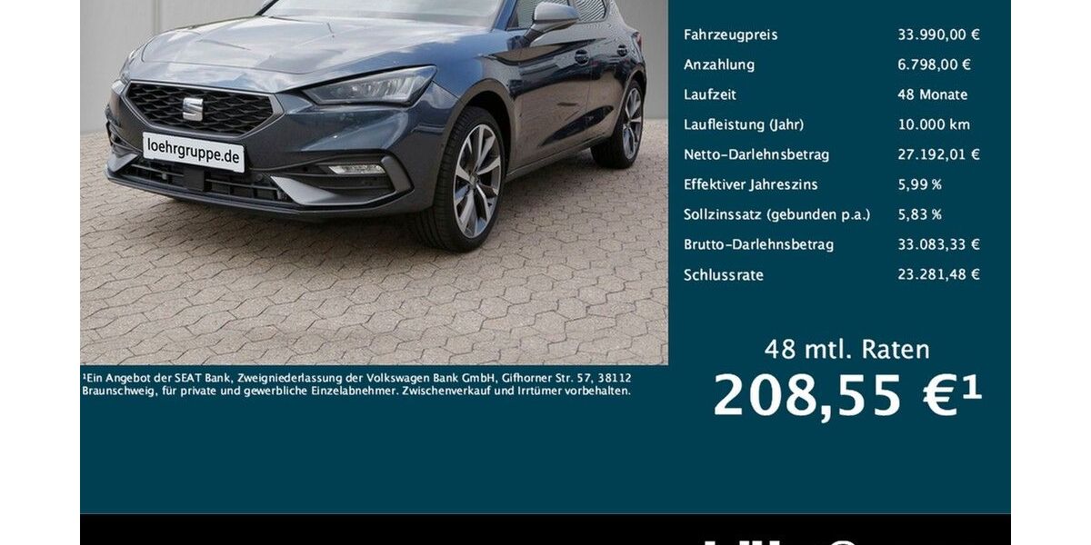 Seat Leon 5.500 km 32.550 &euro; Meckenheim / Bonn 53340