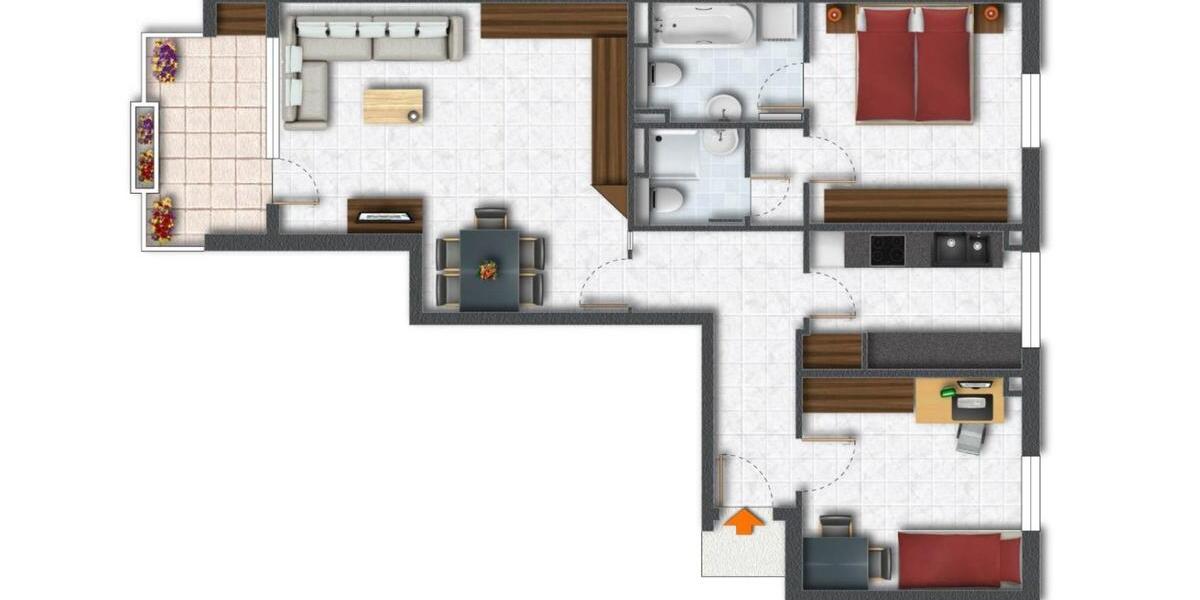 Etagenwohnung Bergisch Gladbach Frankenforst - 3 Zimmer, 155.000&euro; | Angebot:22230647