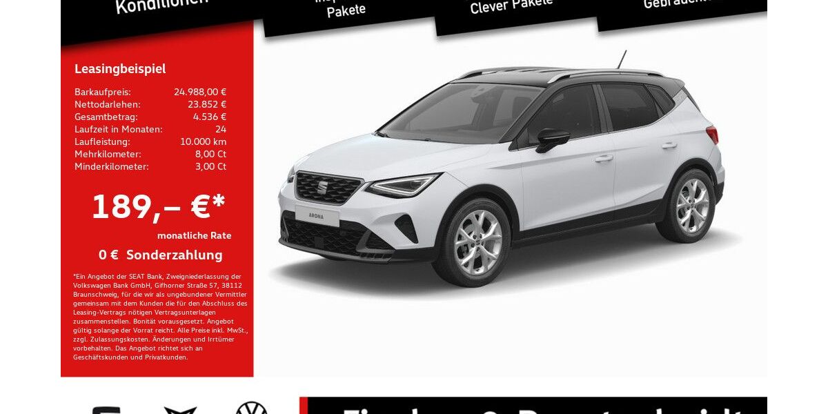 Seat Arona 23.916 km 24.988 &euro; Lohmar 53797