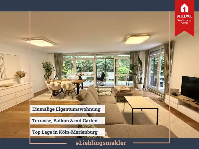 Etagenwohnung Köln / Marienburg Marienburg - 4 Zimmer, 141 m&sup2;, 899.000&euro; | Angebot:26857934