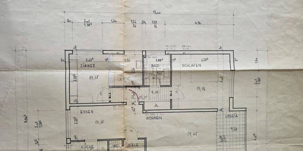 Etagenwohnung Bonn Lannesdorf - 3 Zimmer, 84 m&sup2;, 269.000&euro; | Angebot:26819780