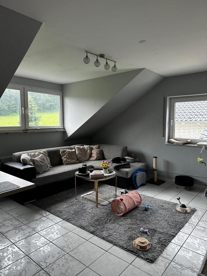 3 Zimmer Dachgeschoßwohnung in Volkesfeld mit Terrasse, Garage
