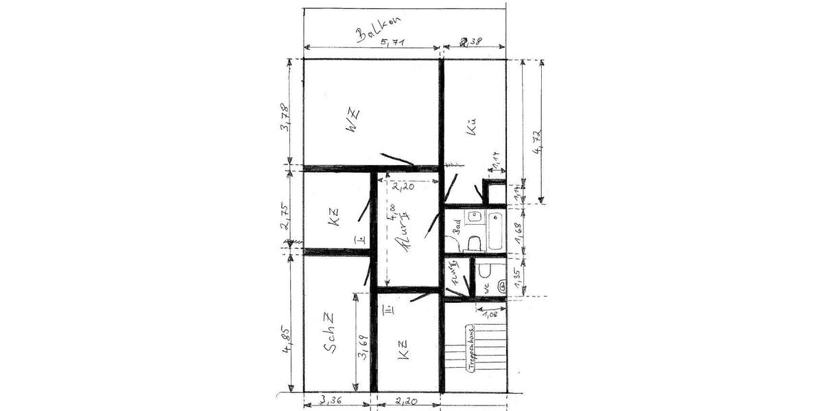Etagenwohnung Rösrath - 4 Zimmer, 82 m&sup2;, 278.000&euro; | Angebot:26951466