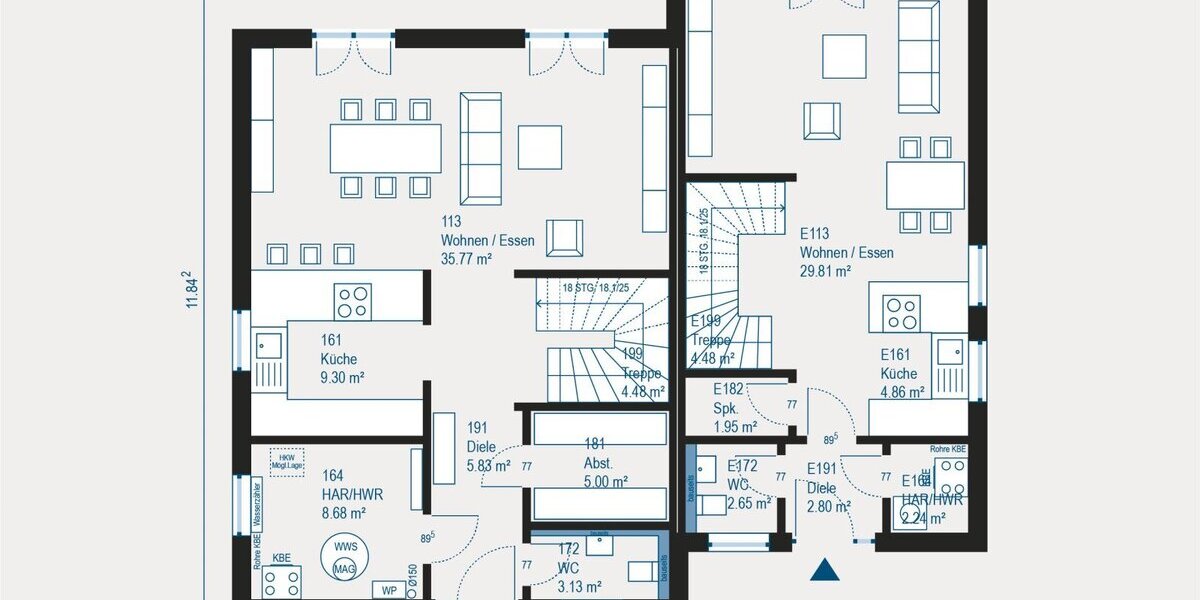 Großzügiges Einfamilienhaus nach Ihren Wünschen in Sankt Augustin - projektiert und flexibel gestaltbar - Mehrfamilienhaus, Wohnhaus Sankt-Augustin Augustin | Angebot:27393139
