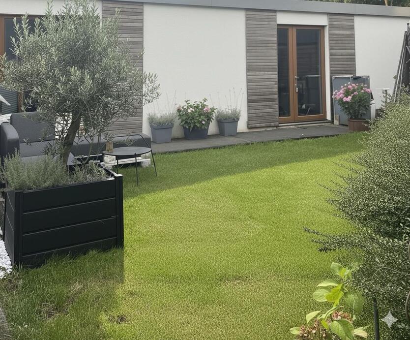 Einzigartiges möbliertes Haus mit Garten - Wohnen und Arbeiten zimmer