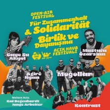 Für Zusammenhalt & Solidarität - Gaye Su Akyol - Mogollar - Agire Jiyan uvm. 13.06.2026 Tanzbrunnen Köln