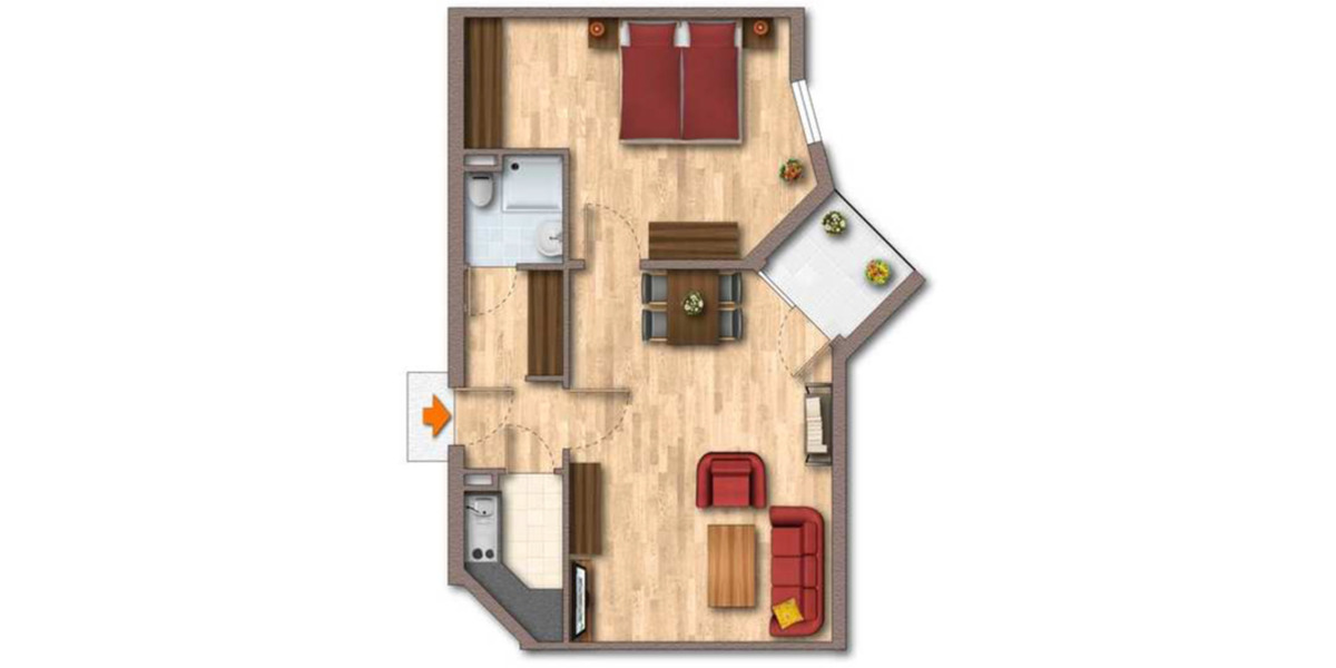 Schöne 2-Zimmer Eigentumswohnung in Bonn Tannenbusch 2 zimmer