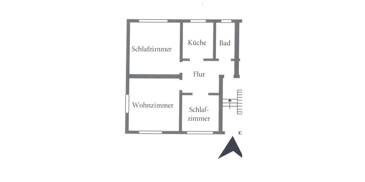 Etagenwohnung Hennef (Sieg) - 3 Zimmer, 62 m&sup2;, 820&euro; | Angebot:26550773