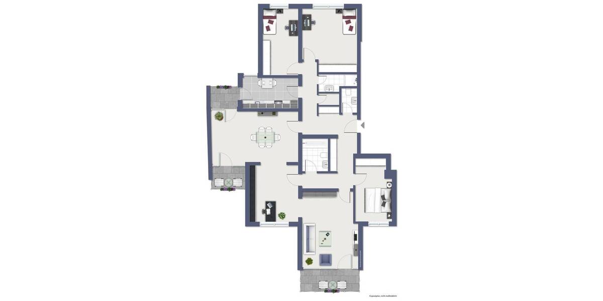 Etagenwohnung Bad Honnef - 5 Zimmer, 155 m&sup2;, 1.400&euro; | Angebot:26257153