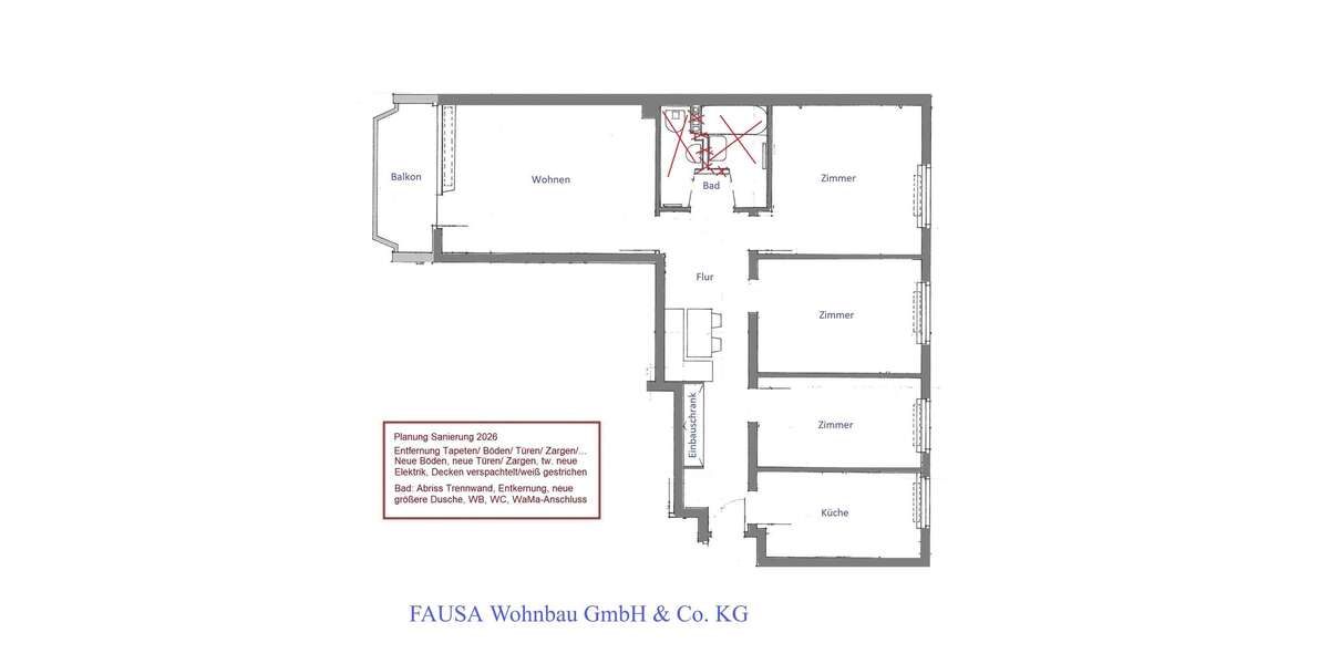 Etagenwohnung Bonn Auerberg - 4 Zimmer, 90 m&sup2;, 1.210&euro; | Angebot:24815237