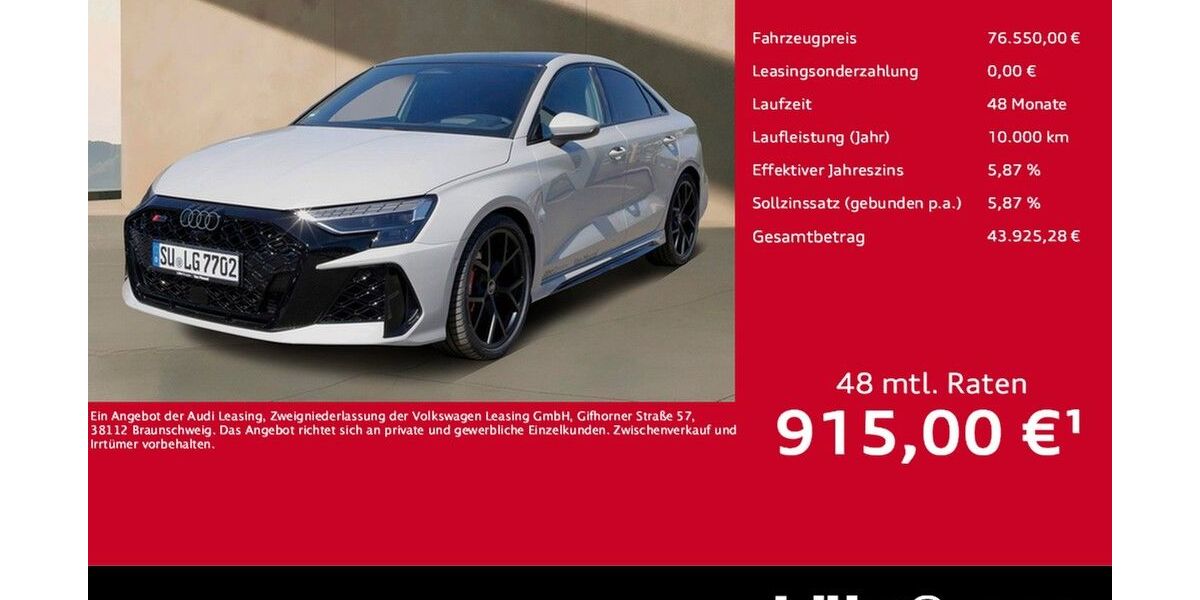 Audi RS3 5.500 km 74.990 &euro; Meckenheim / Bonn 53340