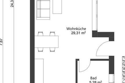Wohnung Meckenheim - 3 Zimmer, 60 m&sup2;, 950&euro; | Angebot:24748644