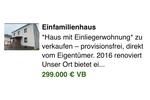 Einfamilienhaus Euskirchen Dom-Esch - 299.000&euro; | Angebot:25637238