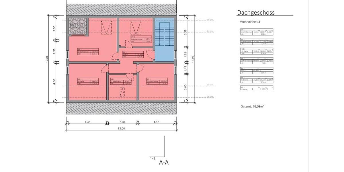 Dachgeschoßwohnung Bad Neuenahr-Ahrweiler Ahrweiler - 3 Zimmer, 76 m&sup2;, 185.000&euro; | Angebot:27095855