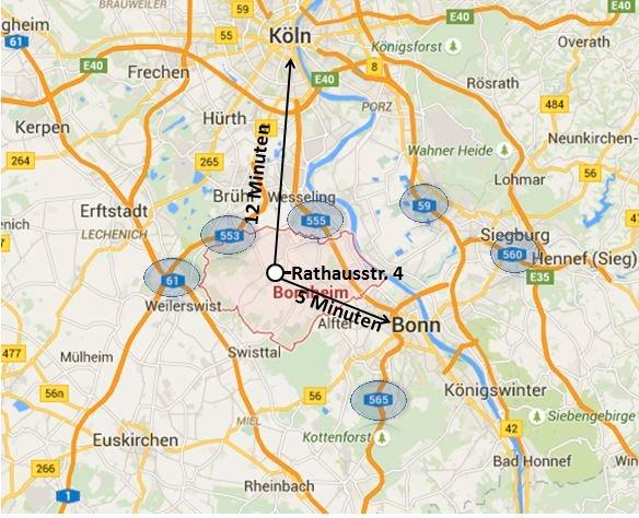 Etagenwohnung Bornheim - 1 Zimmer, 47 m&sup2;, 148.000&euro; | Angebot:27126244
