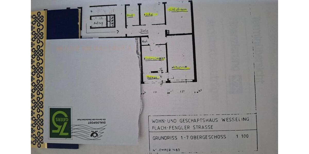 Etagenwohnung Wesseling - 3 Zimmer, 84 m&sup2;, 279.000&euro; | Angebot:27213844