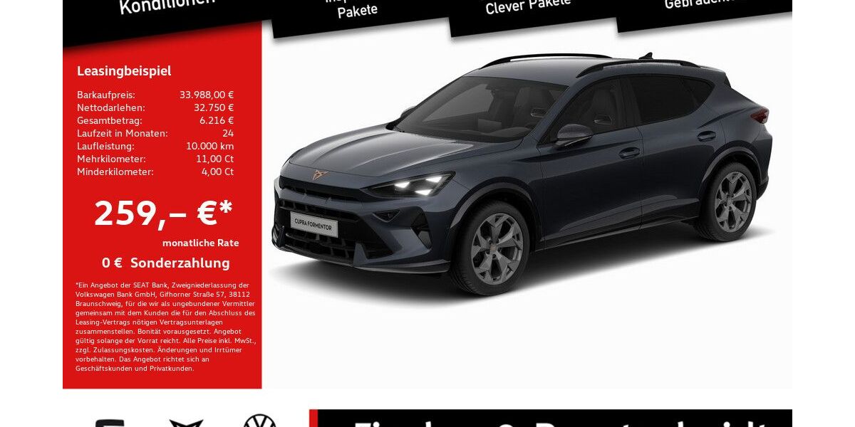 Cupra Formentor 26.093 km 33.988 &euro; Lohmar 53797