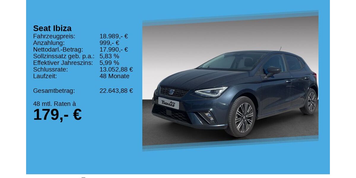 Seat Ibiza 14.400 km 17.990 &euro; Bonn 53227