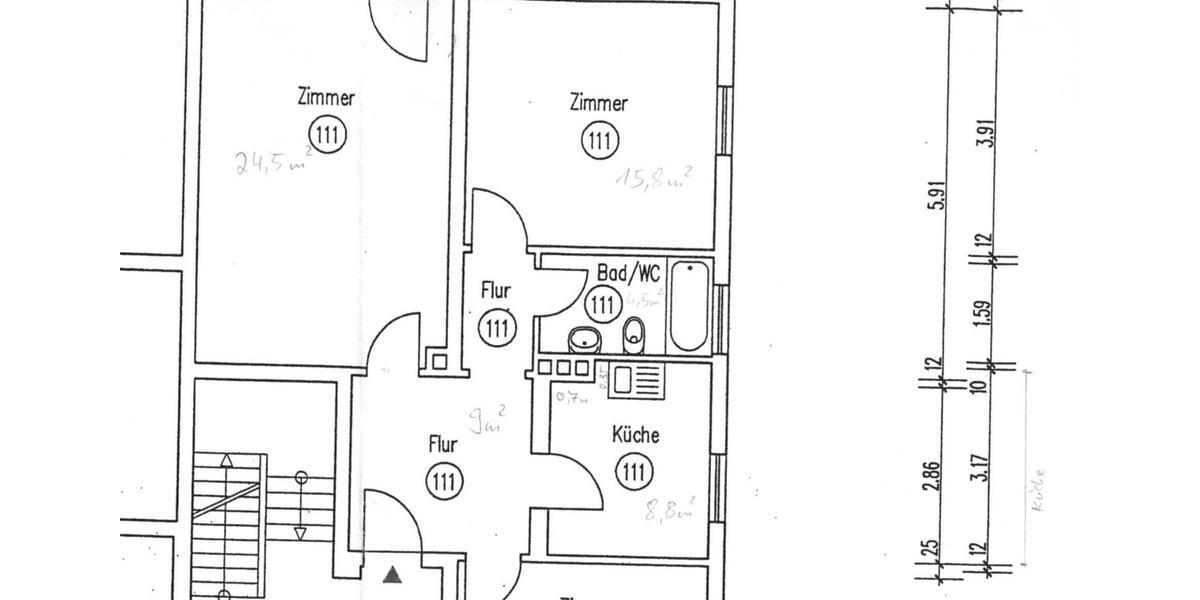 Etagenwohnung Bonn Dottendorf - 3 Zimmer, 74 m&sup2;, 399.000&euro; | Angebot:26521125
